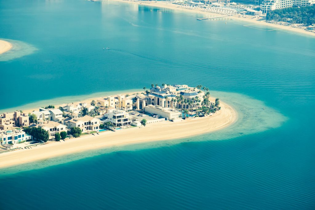 Palm Island in Dubai