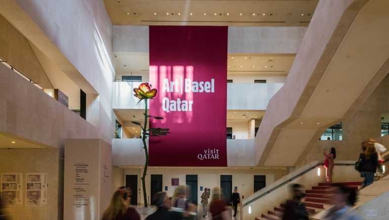 Art Basel Qatar 2026 Debuts in Doha with Monumental Holzer Commission