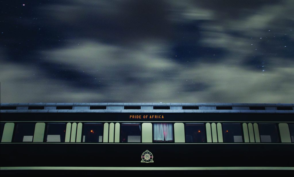The train of Rovos Rail Station